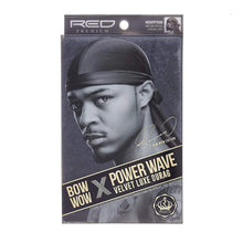 Load image into Gallery viewer, Red By Kiss Bow Wow X Power Wave Velvet Luxe Durag
