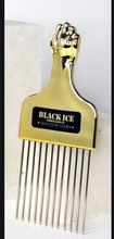 Load image into Gallery viewer, Black ice stylish gold handle metal pick
