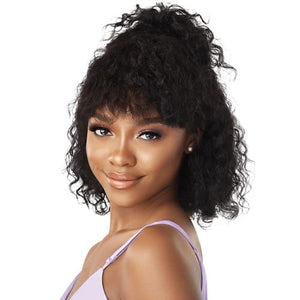 OUTRE WET AND WAVY MYTRESSES PURPLE LABEL UNPROCESSED HUMAN HAIR WIG DEEP BOB