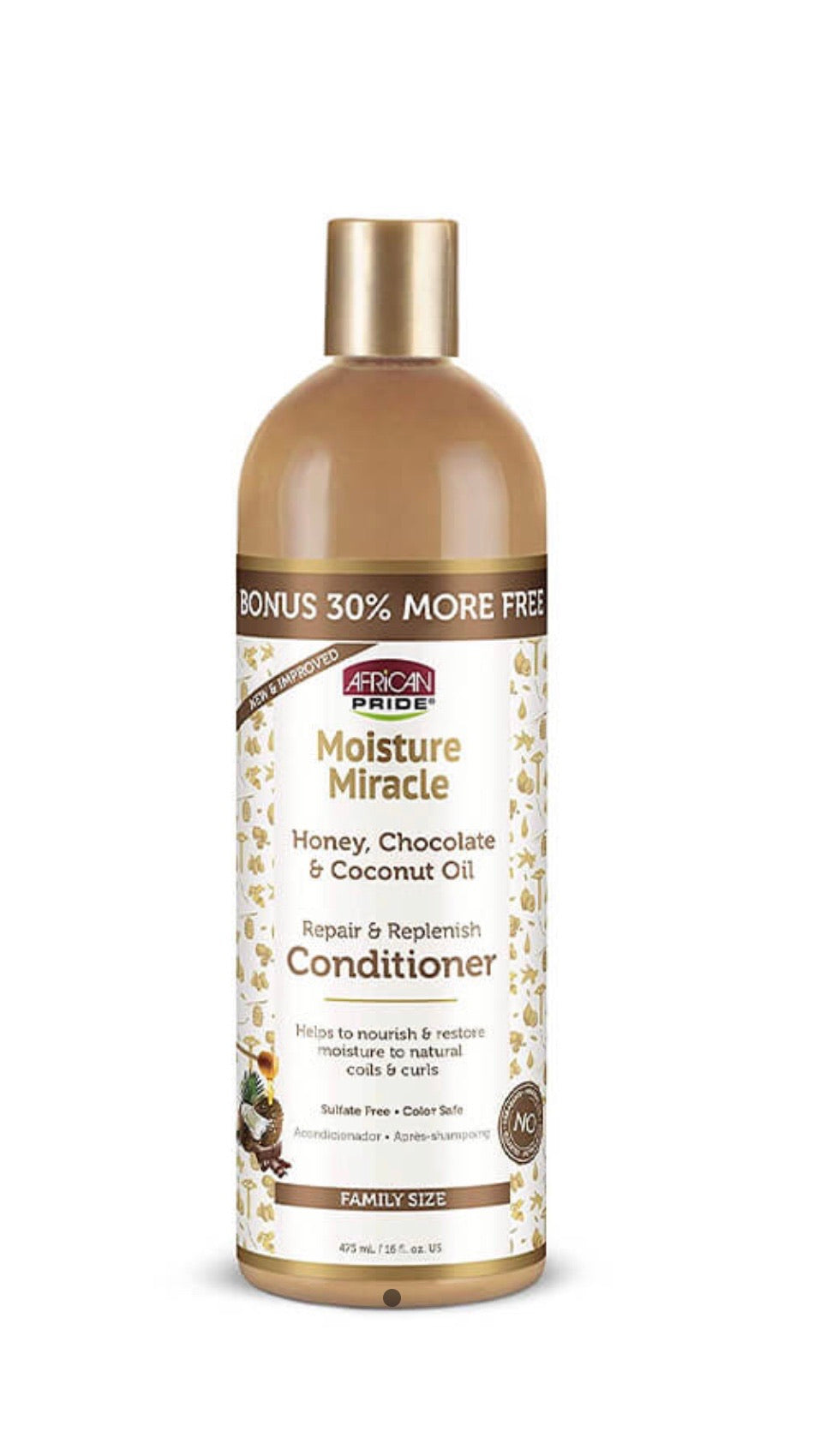 African Pride Moisture Miracle Honey Chocolate & Coconut Oil Conditioner