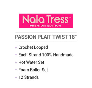 Janet Collection Crochet Braids Nala Tress Passion Plait Twist 18"